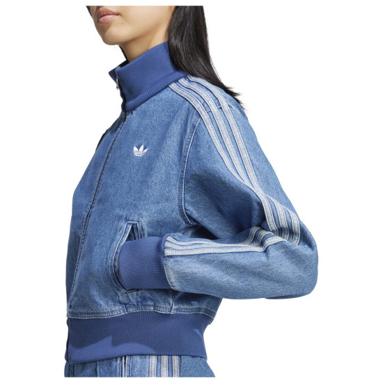 Adidas Γυναικεία ζακέτα Denim Adicolor Track Top